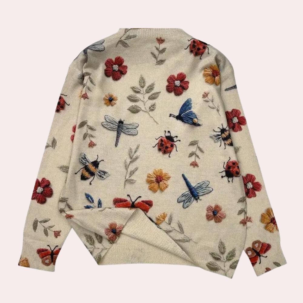 Pull Femme Amira à Motif Floral 1