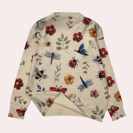 Pull Femme Amira à Motif Floral 1