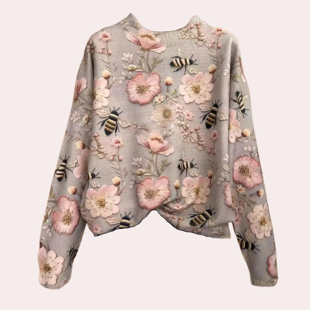 Pull Femme Amira à Motif Floral 2
