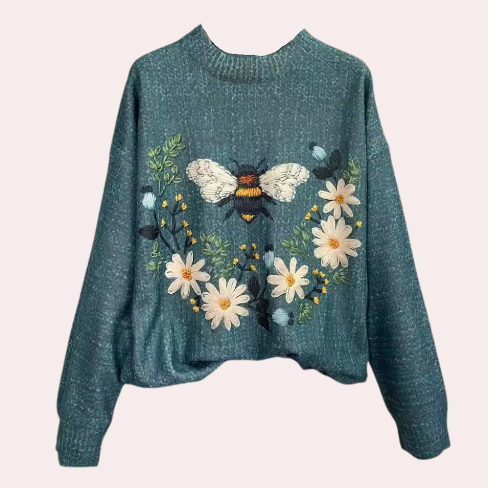 Pull Femme Amira à Motif Floral 3