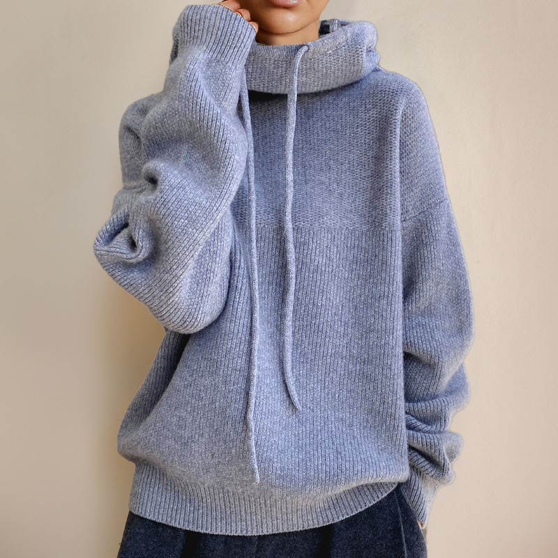 Pull Femme Col Roulé Chic 4