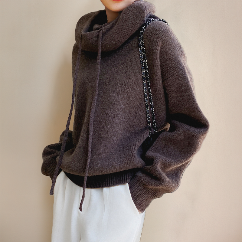 Pull Femme Col Roulé Chic 5