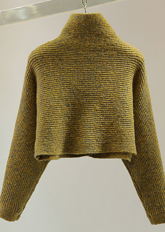 Pull Femme Col Roulé Manches Chauve-Souris 3