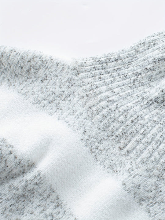 Pull Femme Col Roulé à Rayures Modernes 2