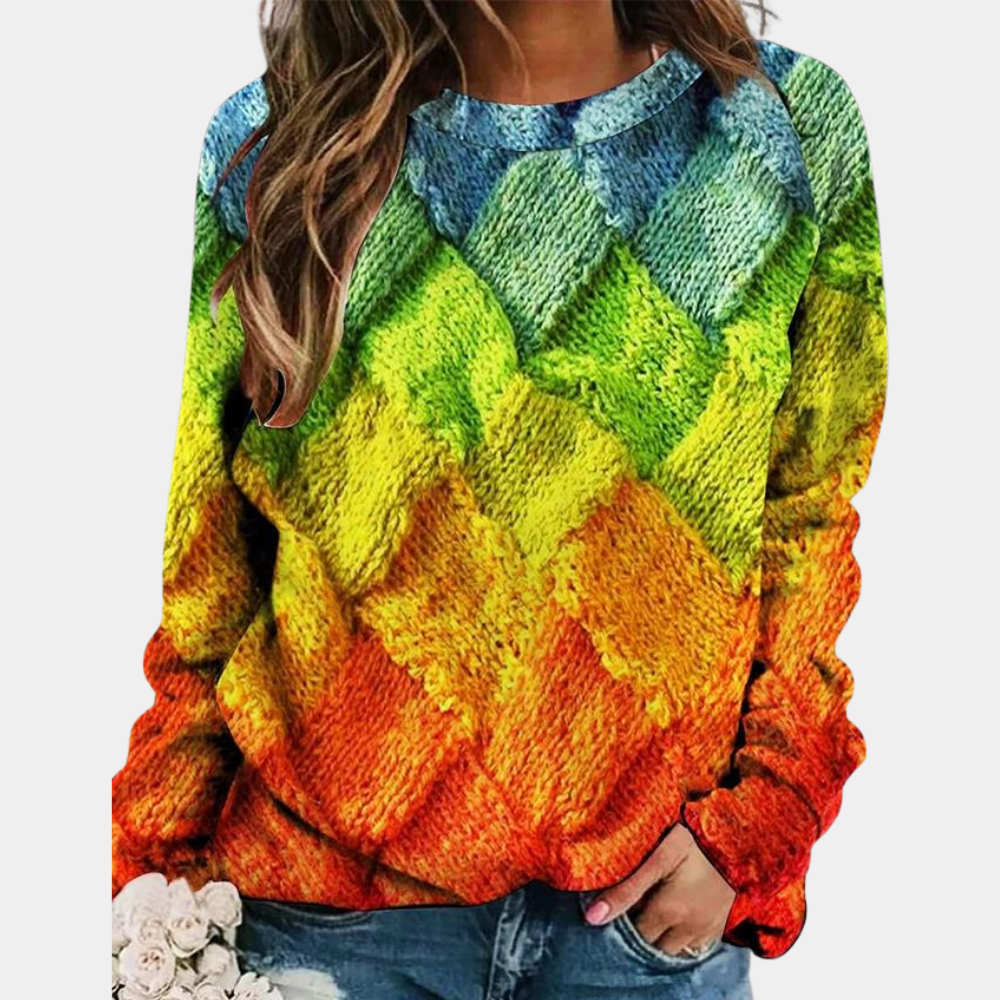 Pull Femme Coloré et Tendance 3
