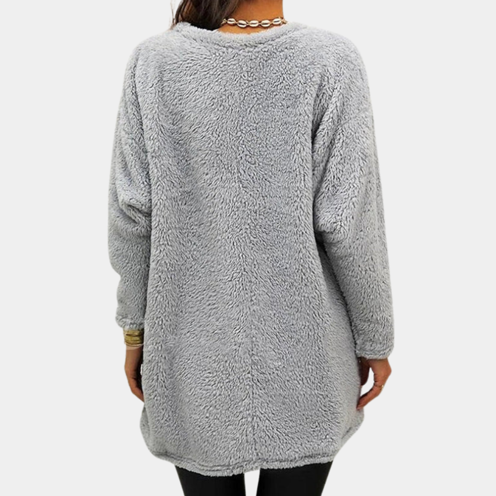 Pull Femme Confortable en Polyester Moderne pour Hiver 1