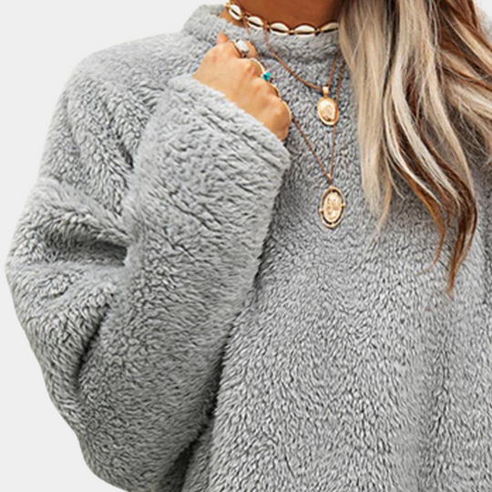 Pull Femme Confortable en Polyester Moderne pour Hiver 2