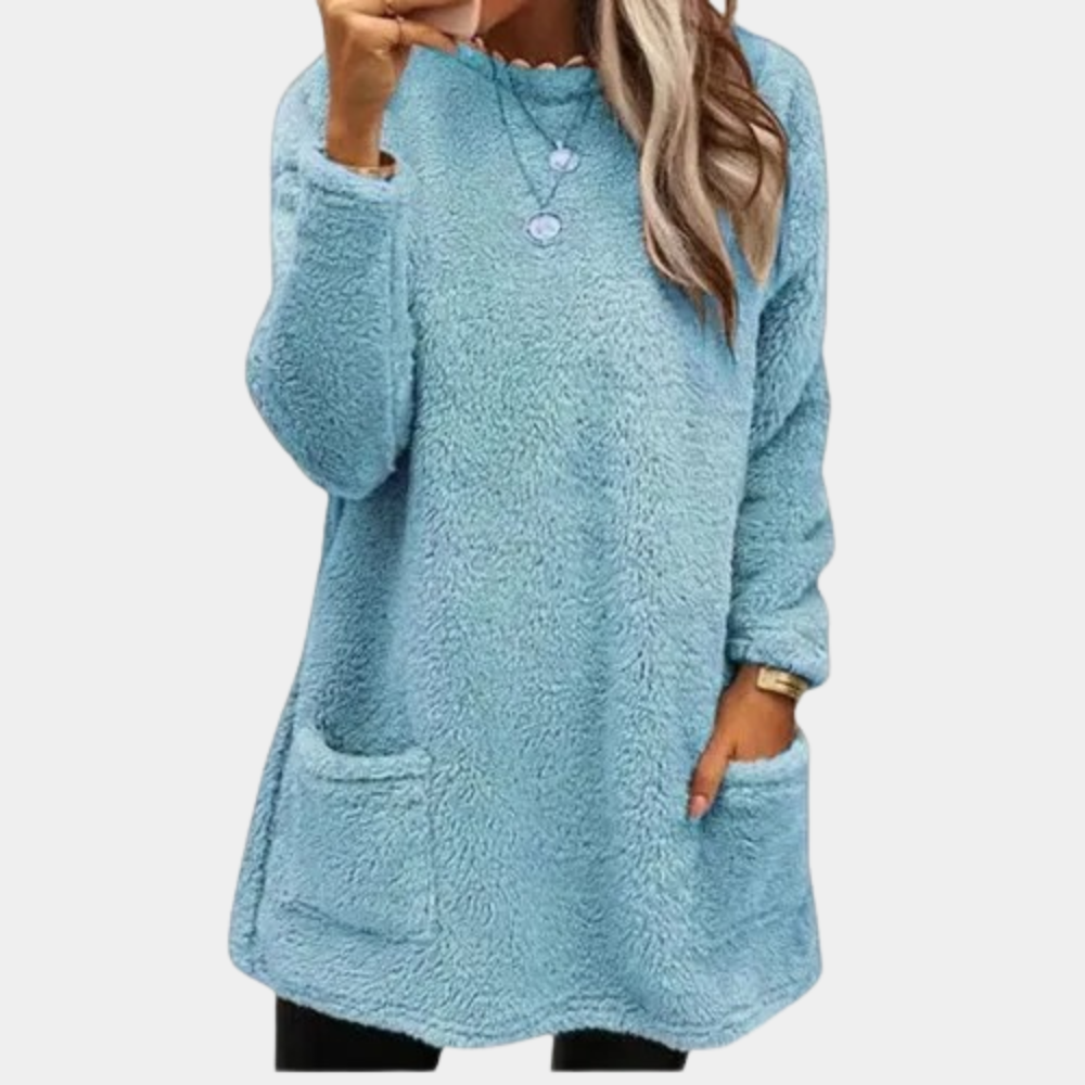 Pull Femme Confortable en Polyester Moderne pour Hiver 3