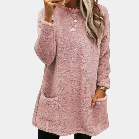 Pull Femme Confortable en Polyester Moderne pour Hiver 4