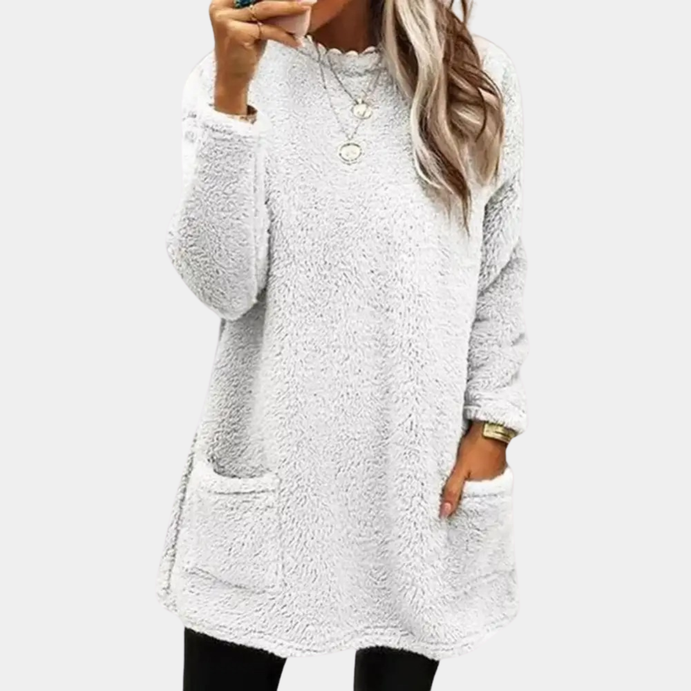Pull Femme Confortable en Polyester Moderne pour Hiver 5