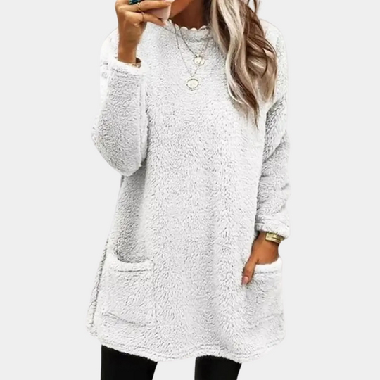 Pull Femme Confortable en Polyester Moderne pour Hiver 5