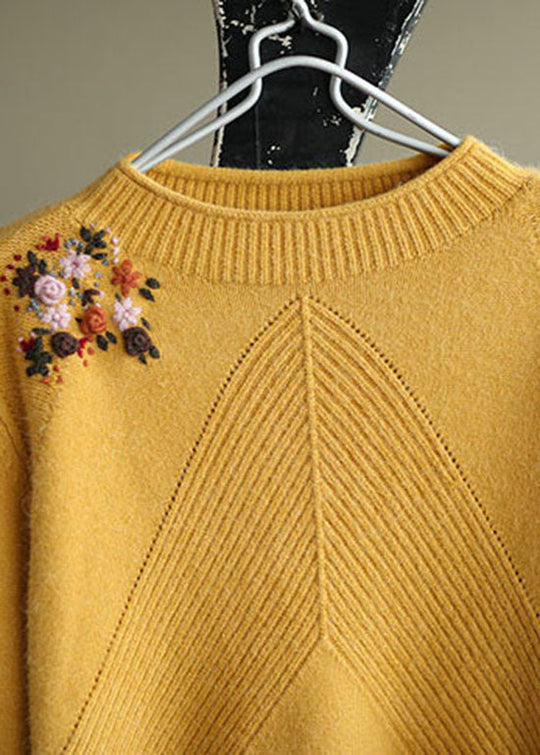 Pull Femme Décontracté à Motifs Floraux 3