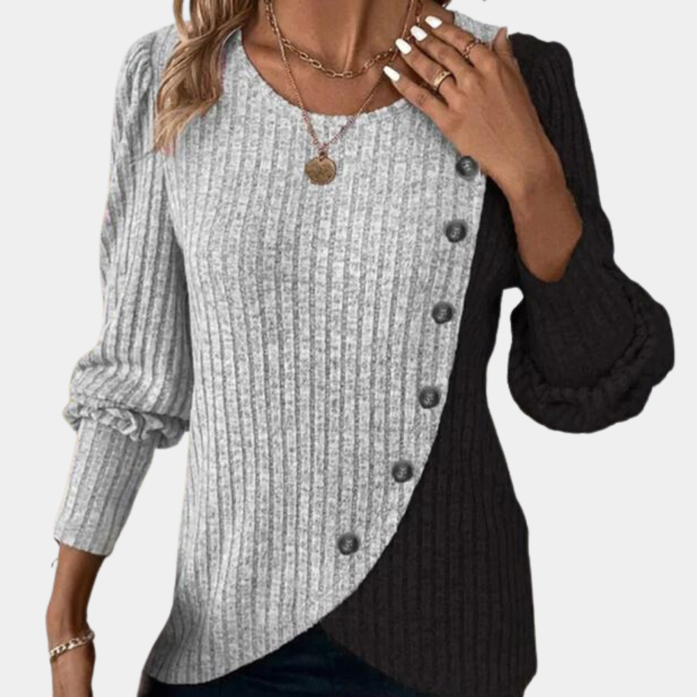 Pull Femme Élégant en Tricot 1