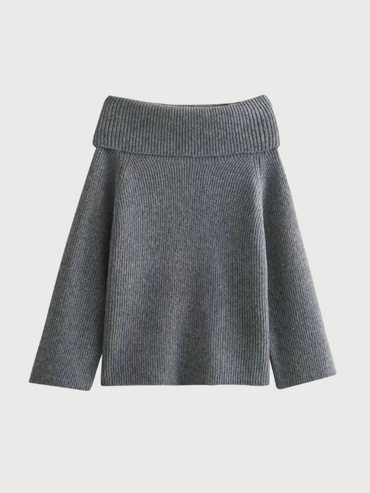 Pull Femme Tricoté à Épaules Dénudées 2