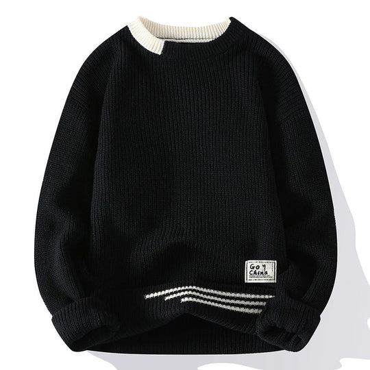 Pull Homme Classique Élégant Ajusté 3