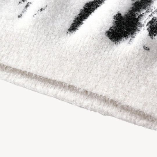 Pull Homme Décontracté Motif Vache Original 6