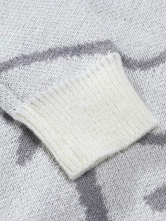 Pull Homme Décontracté à Motif Graphique Moderne 5
