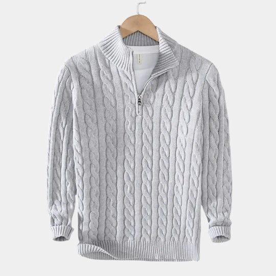 Pull Homme Demi-Zip Moderne Casual 3