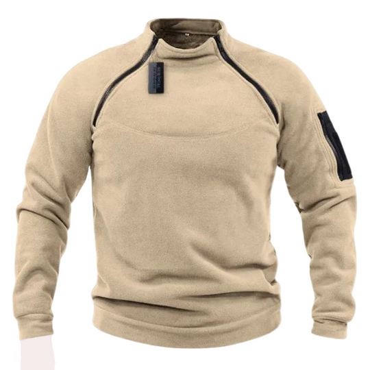 Pull Homme Hiver Décontracté en Polyester avec Col Rond et Manches Longues 0