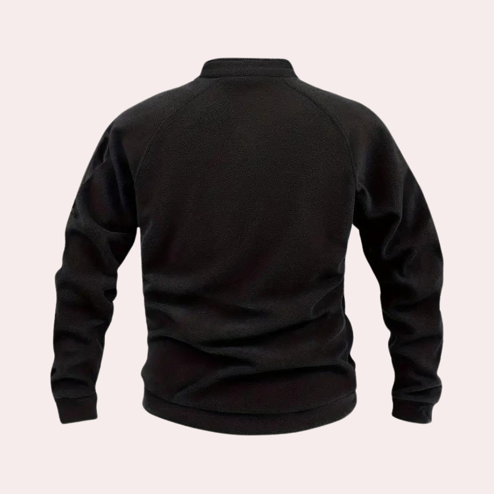 Pull Homme Hiver Décontracté en Polyester avec Col Rond et Manches Longues 4