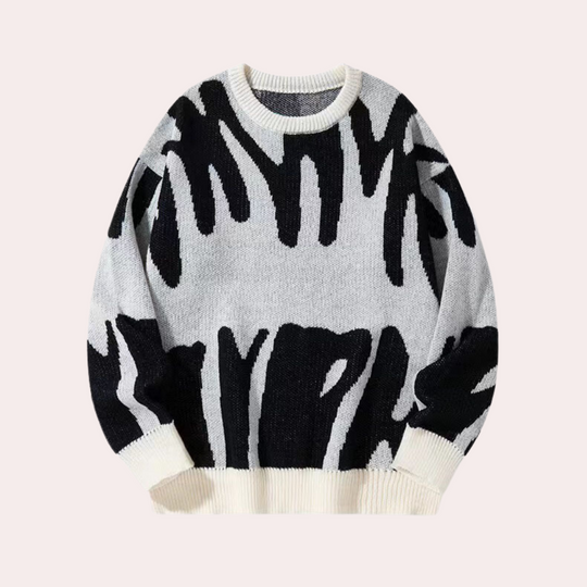 Pull Homme Hiver Tricot Décontracté en Polyester 2
