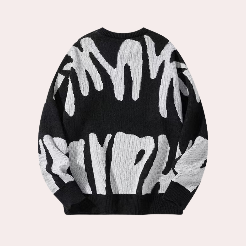 Pull Homme Hiver Tricot Décontracté en Polyester 3