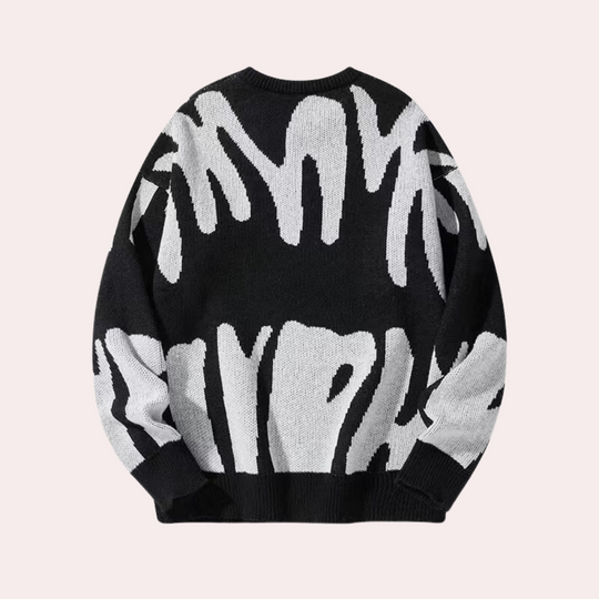 Pull Homme Hiver Tricot Décontracté en Polyester 3