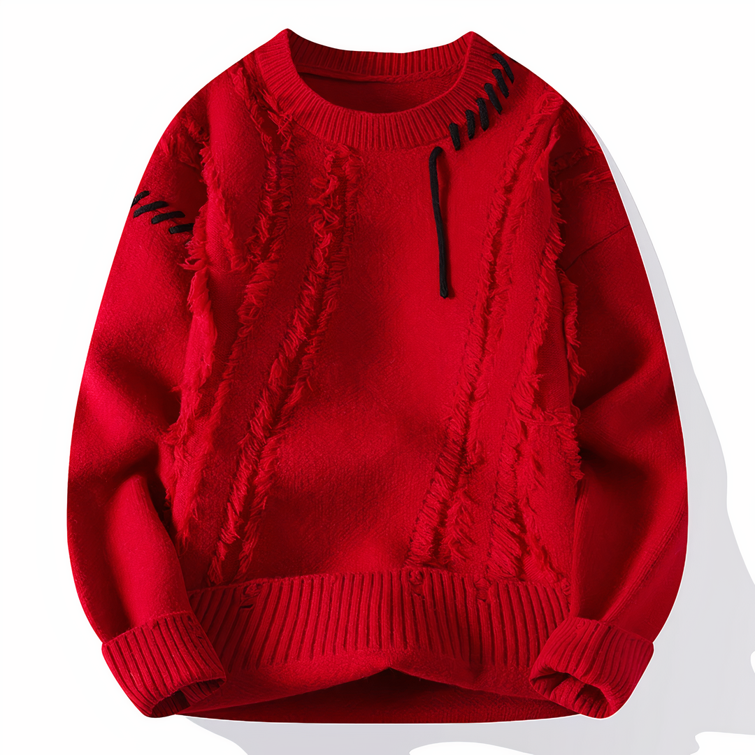 Pull Homme Patchwork Automnal 7