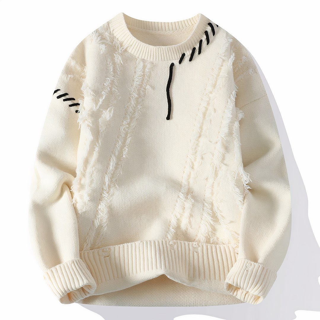 Pull Homme Patchwork Automnal 9