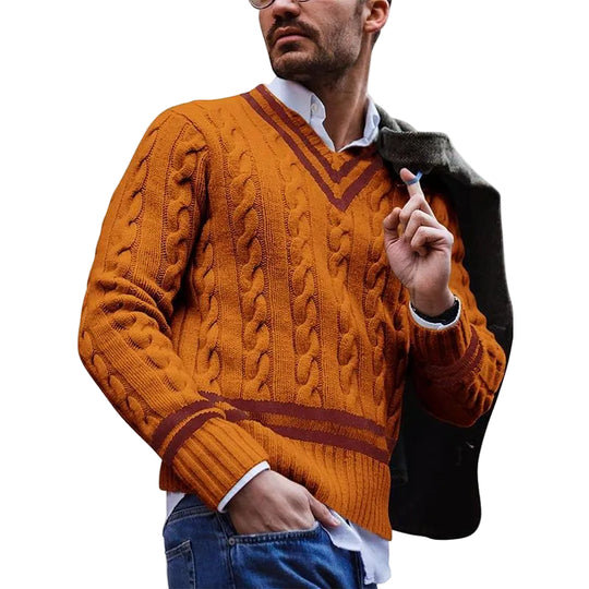 Pull Homme Tricoté Style Automnal 0