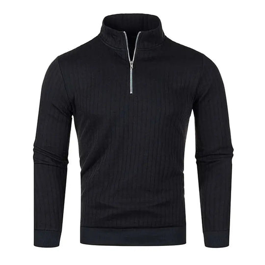 Pull Homme en Tricot à Demi-Zip Moderne 3