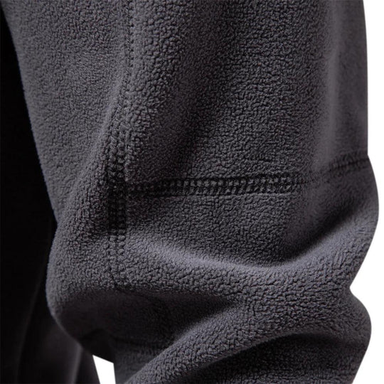 Pull Over Homme Fleece Décontracté Col Rabattu Manches Longues 5