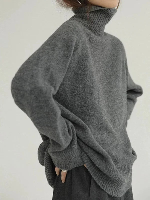 Pull Turtleneck Femme en Mélange de Laine 3
