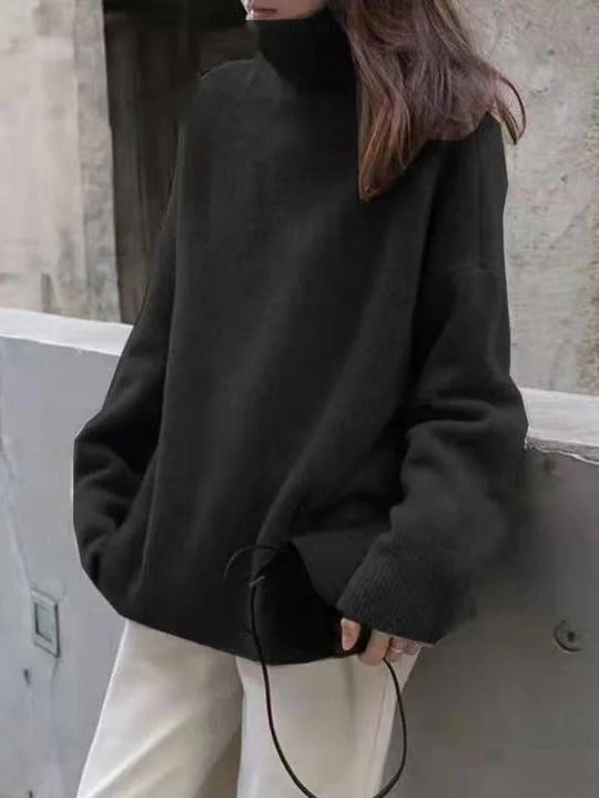 Pull Turtleneck Femme en Mélange de Laine 5