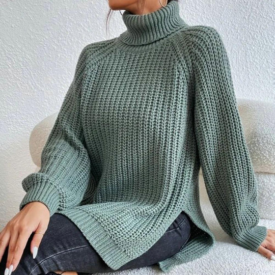 Pull Turtleneck en Laine pour Femmes – Coupe Ample 3
