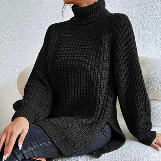 Pull Turtleneck en Laine pour Femmes – Coupe Ample 5