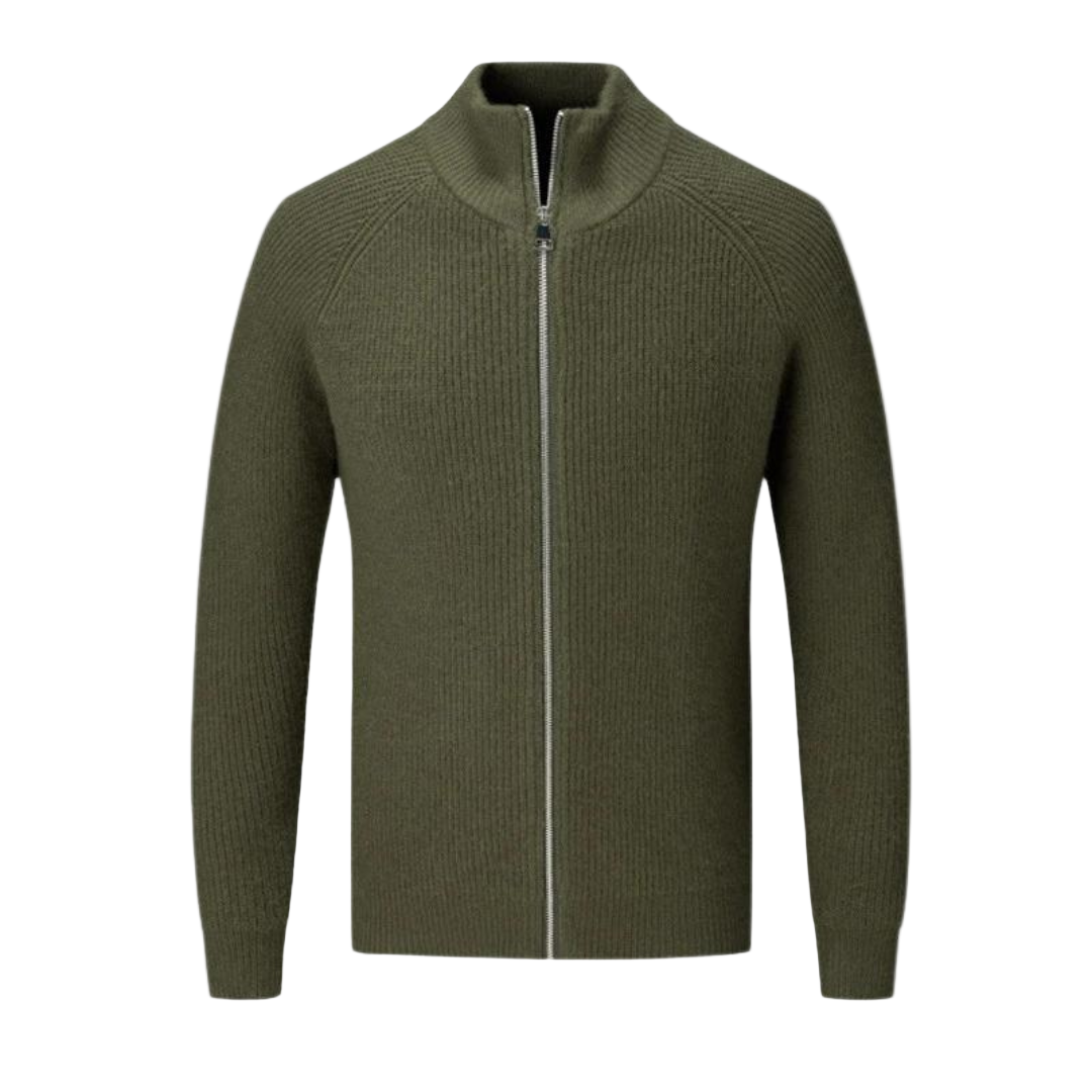 Pull Zippé pour Hommes au Style Classique 0