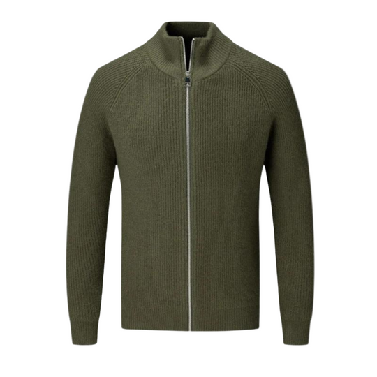 Pull Zippé pour Hommes au Style Classique 0