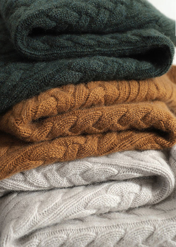 Pull à Col Montant pour Femme en Tricot 3