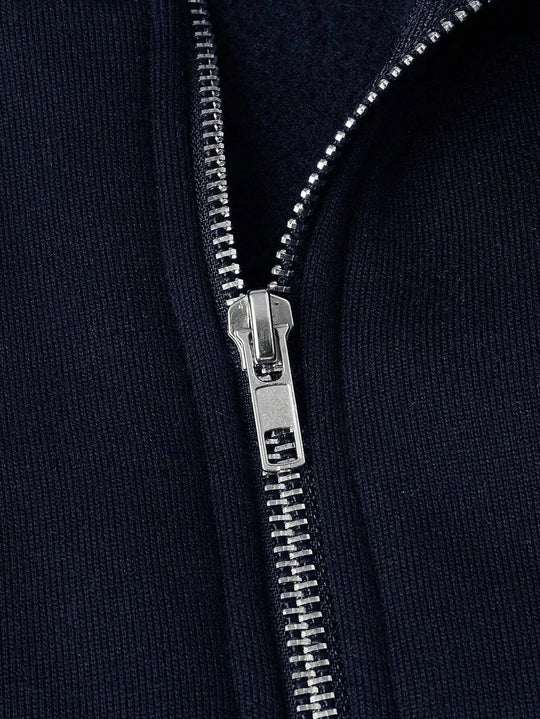 Pull à Col Zippé pour Homme, Style Moderne 5