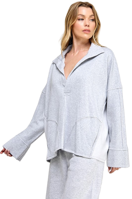 Pull à Manches Dolman pour Femme en Viscose 0