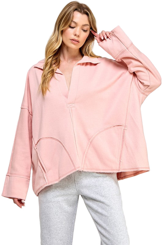 Pull à Manches Dolman pour Femme en Viscose 0