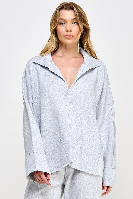 Pull à Manches Dolman pour Femme en Viscose 1