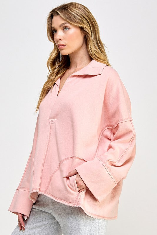 Pull à Manches Dolman pour Femme en Viscose 1