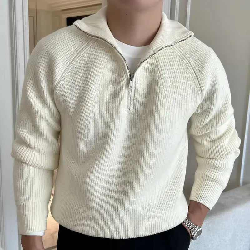 Pull à Manches Longues avec Fermeture Éclair pour Femme 1
