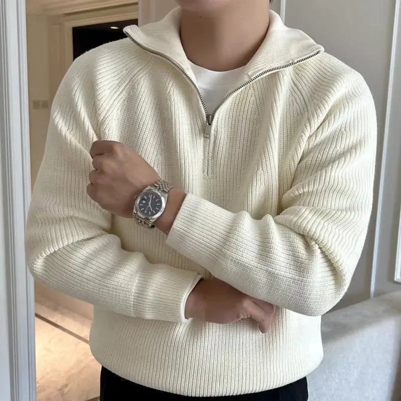 Pull à Manches Longues avec Fermeture Éclair pour Femme 3