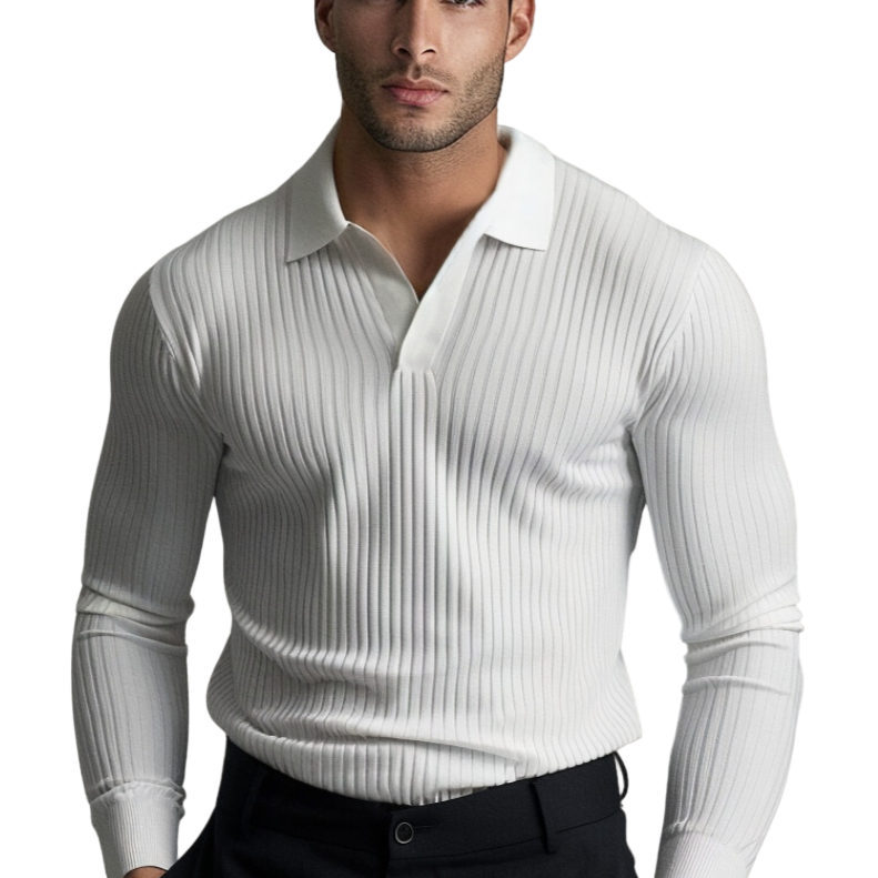 Pull à Manches Longues pour Femme avec Col Ouvert 0