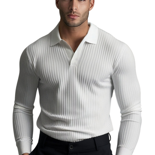 Pull à Manches Longues pour Femme avec Col Ouvert 0
