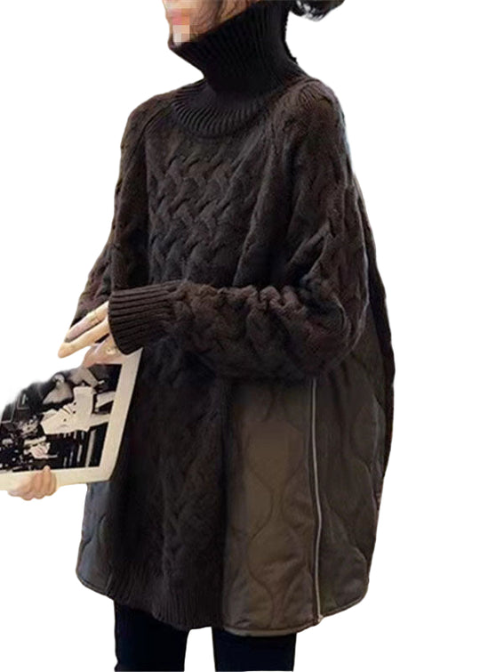 Pull à col roulé pour femme en style automnal 0