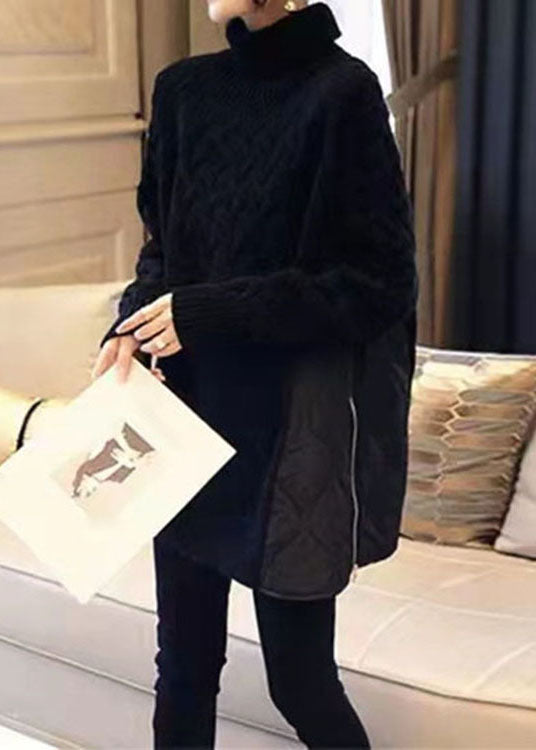 Pull à col roulé pour femme en style automnal 3